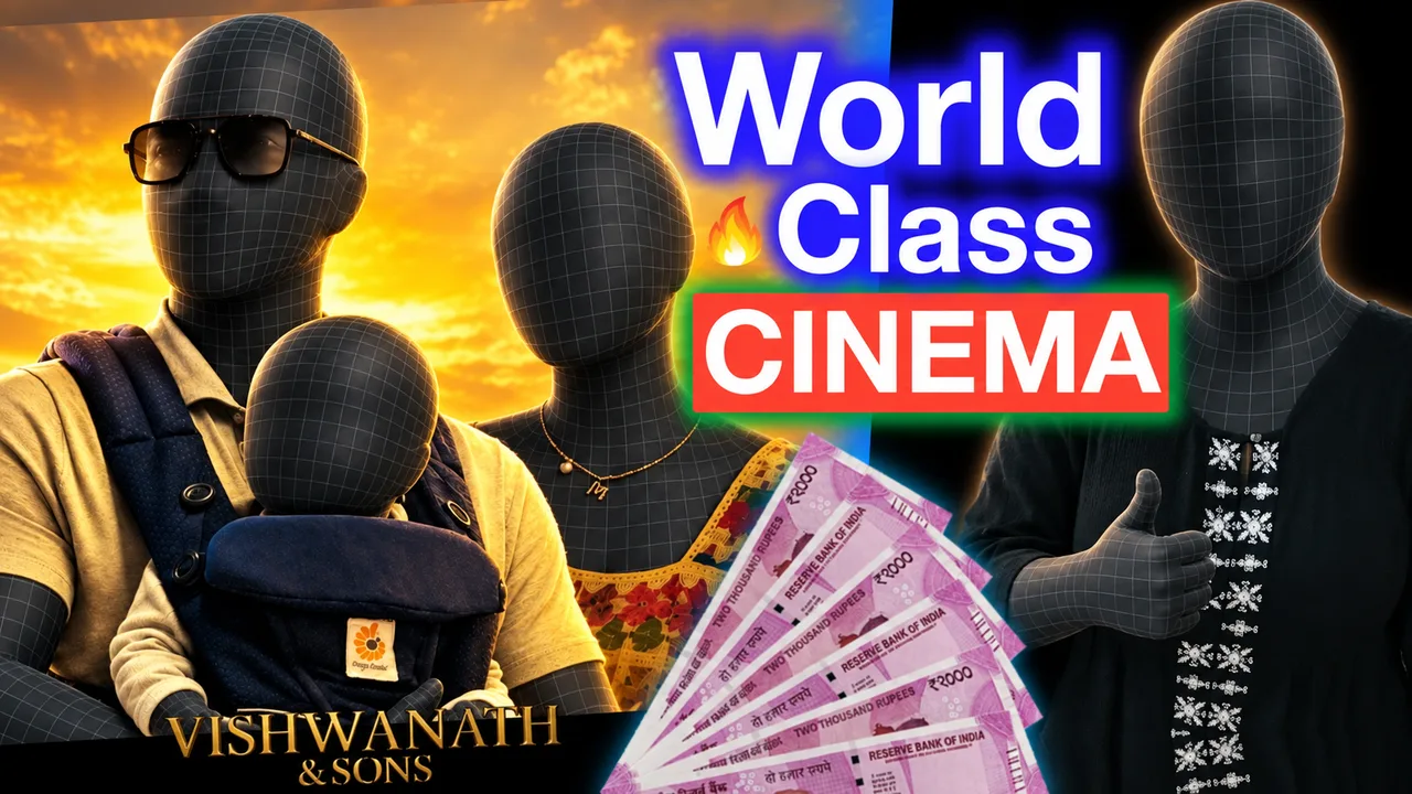 A warm family scene paired with a large reviewer reaction.