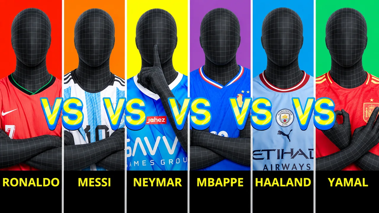 Six player portraits create a clear side-by-side lineup.