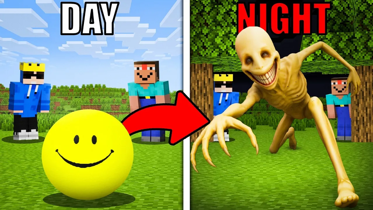 Day and night game scenes create a strong visual contrast.
